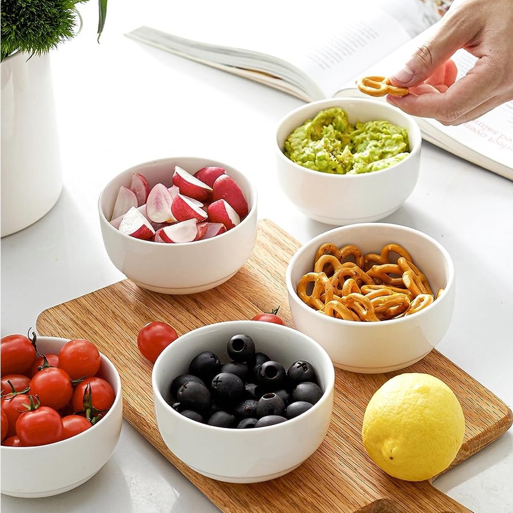 Dowan small bowls set of four. DOWAN 10 OZ Small Bowls Set of 4.